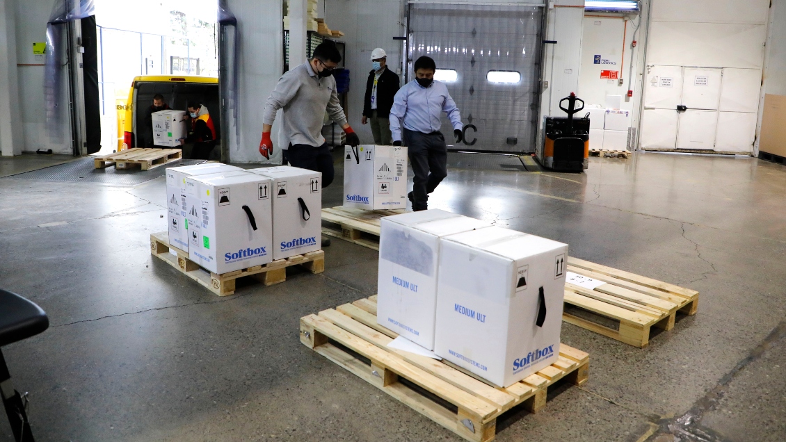 Más de 88.000 vacunas del laboratorio Pfizer llegaron a Chile