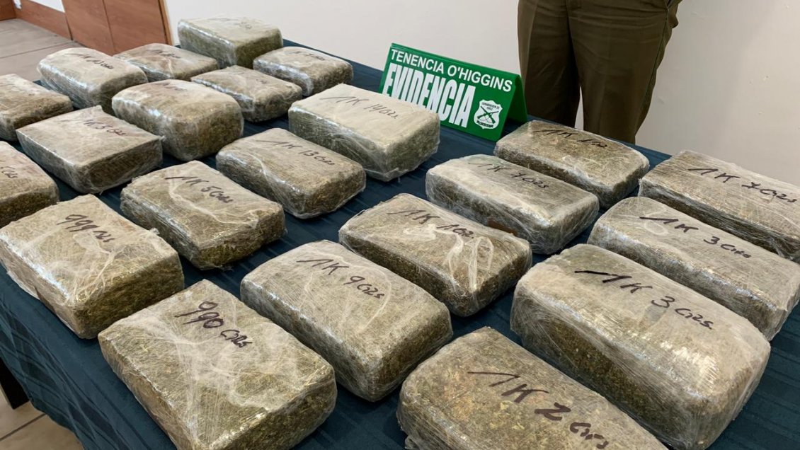 Valparaíso: Sujeto es detenido portando 44 mil dosis de droga durante el toque de queda