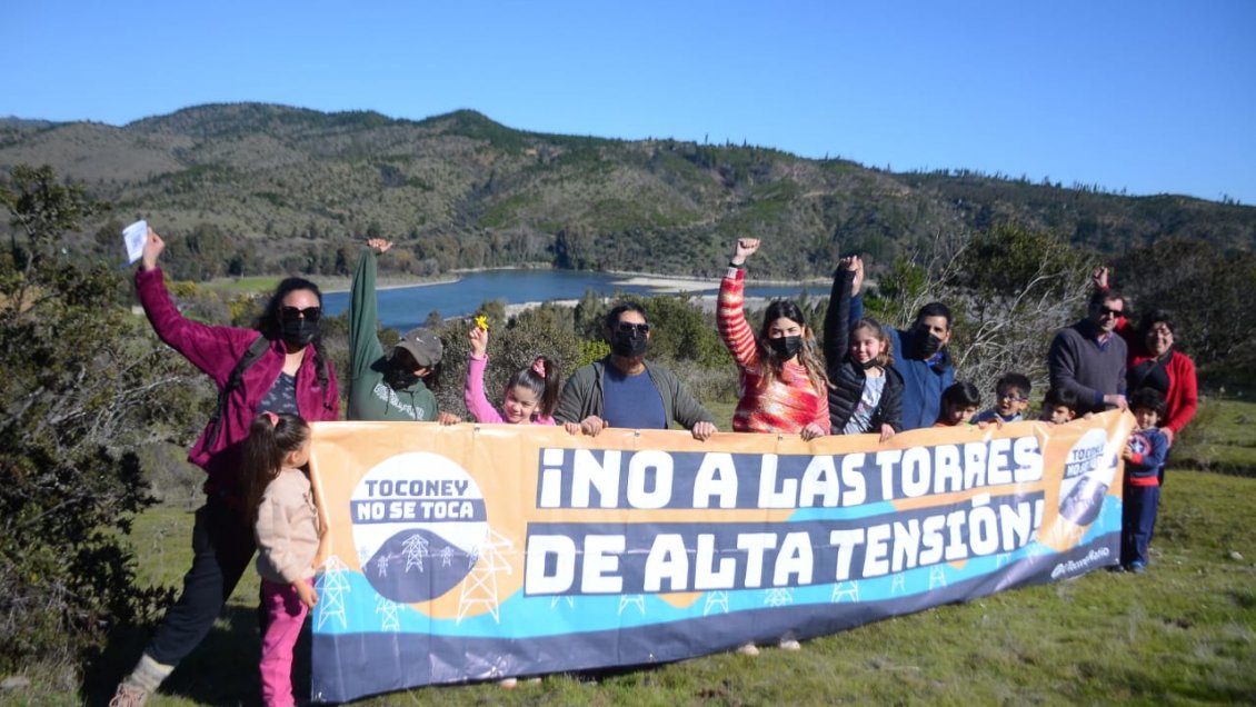 Vecinos de Toconey en pie de guerra contra proyecto de torres de alta tensión en el Maule