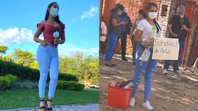 Periodista se defiende de burlas por vender sándwiches: 