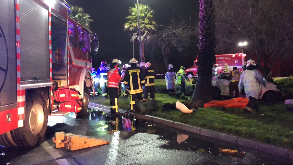 Accidente de tránsito dejó tres fallecidos y cuatro heridos en Talcahuano