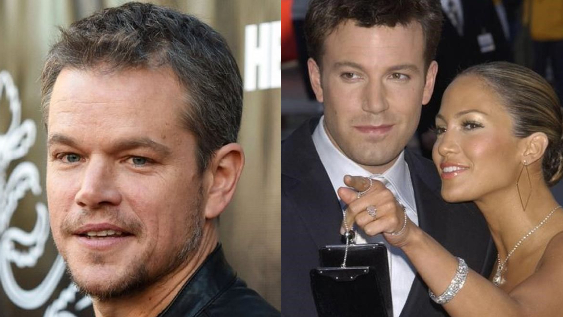 Matt Damon asegura estar feliz con el romance de su amigo Ben Affleck y JLO