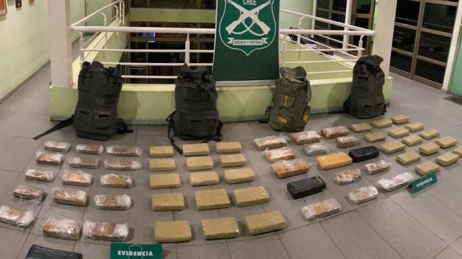 Carabineros de Tocopilla incautó más de 163 kilos de droga en dos procedimientos