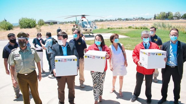 Maule recibió cargamento de 17.550 vacunas Pfizer: 