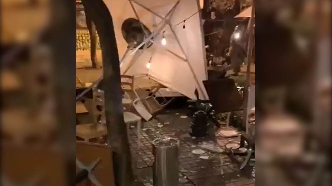 Locatarios del Barrio Lastarria: Los manifestantes atacaron a las personas y eso nos preocupa