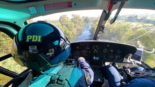 Chillán Viejo: Por tierra, agua y cielo mantienen búsqueda de trabajador social desaparecido hace un mes