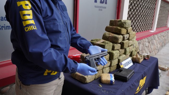PDI incautó 107 kilos de marihuana en domicilio de Coquimbo