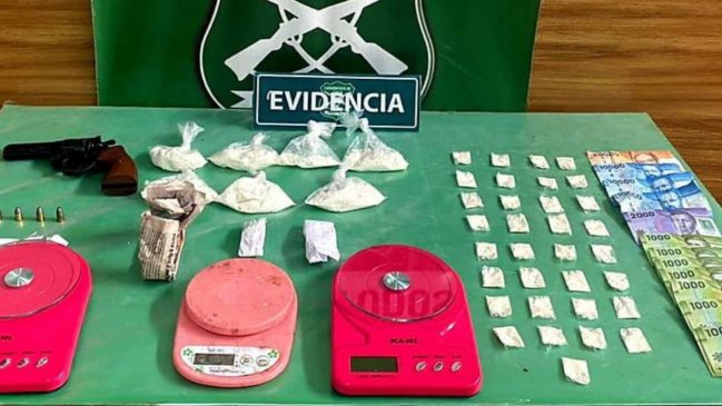 Tres puntos de venta de droga fueron desbaratados en Antofagasta