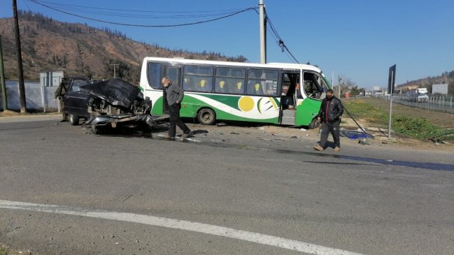 Accidente de tránsito en comuna de Casablanca dejó un hombre fallecido