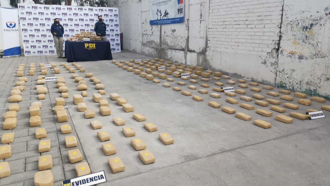 Desbaratan banda que traficaba drogas entre Alto Hospicio y Coquimbo