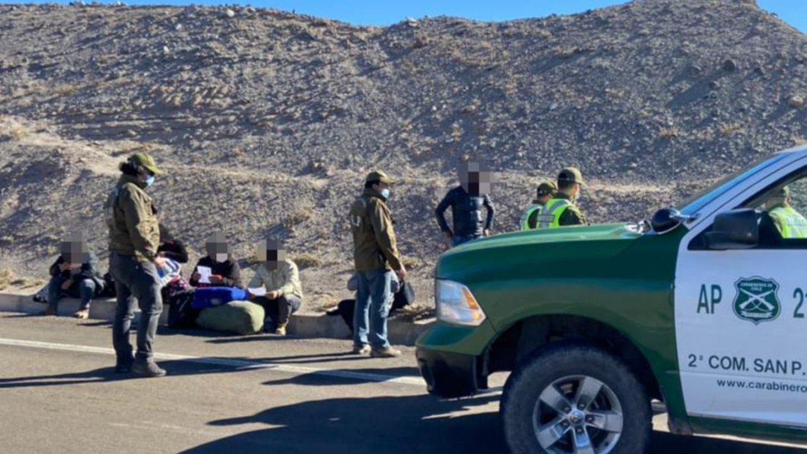 Detectan ingreso ilegal de migrantes en San Pedro de Atacama: Cuatro portaban droga