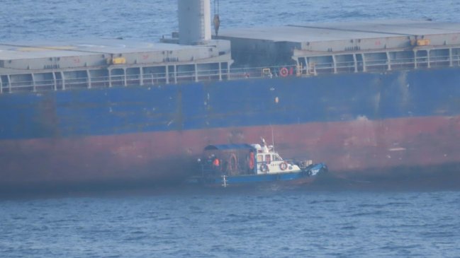 Buque panameño con nueve contagiados Covid arribó a Quintero