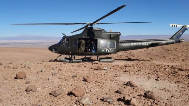 FACh lideró rescate de turistas que estaban extraviados en San Pedro de Atacama