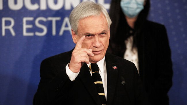 Piñera por cuarto retiro: 