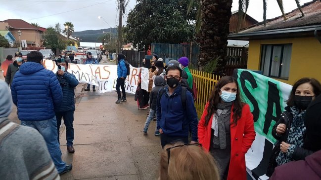 Organizaciones de Hualañé protestaron en contra de proyecto de torres de alta tensión