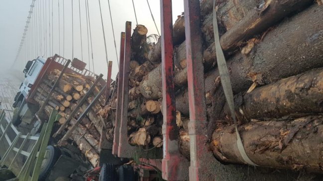 MOP cifró en 200 millones daños ocasionados por un camión forestal a pasarela de Carahue
