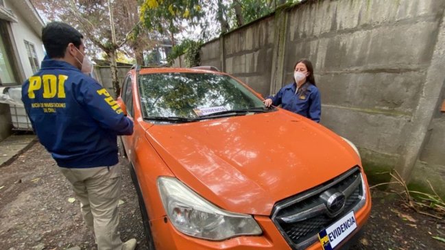 Recuperan vehículo robado en Rancagua: Circulaba con patente clonada en Chillán