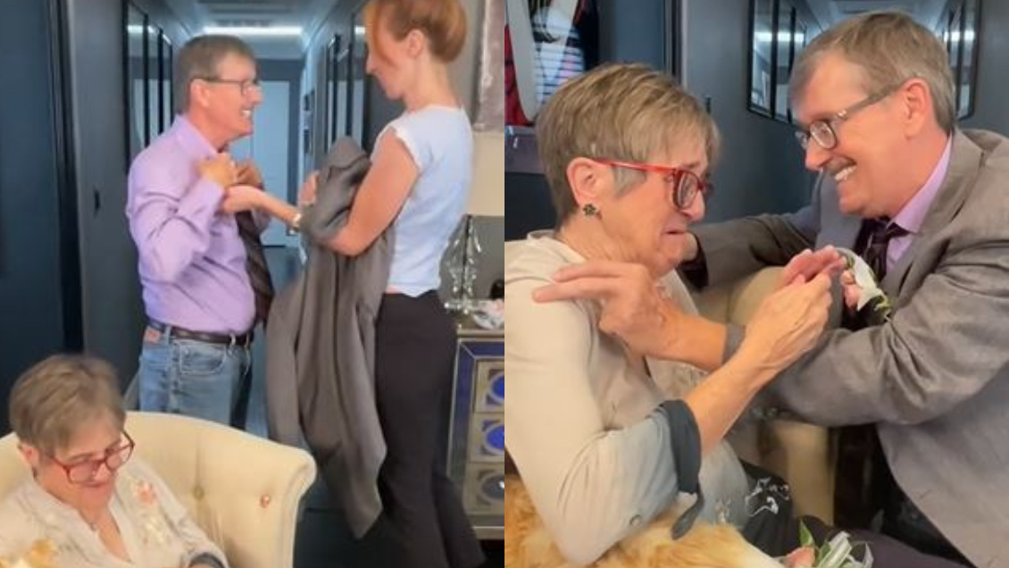 Hombre pide matrimonio cada semana a su esposa con Alzheimer