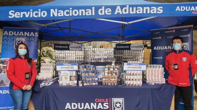 Más de 17 mil cajetillas de cigarros han sido decomisadas este 2021 en Magallanes