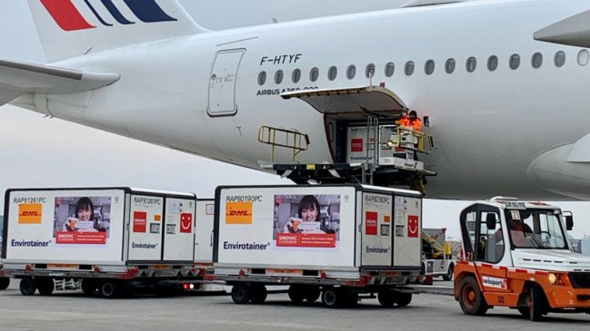 Chile recibió otros dos millones de dosis de la vacuna Sinovac