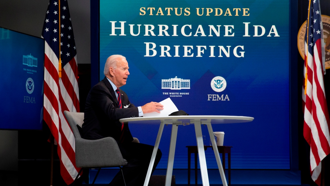 Biden advirtió que el daño causado por Ida sigue siendo 