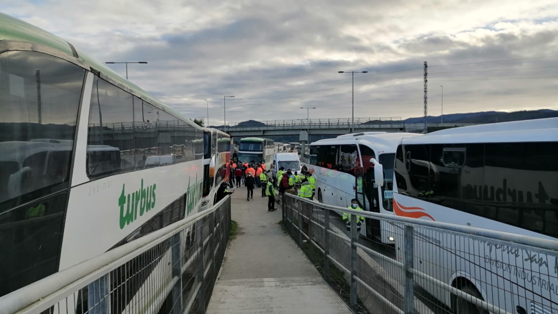 Trabajadores forestales protestan por la inseguridad en sus labores