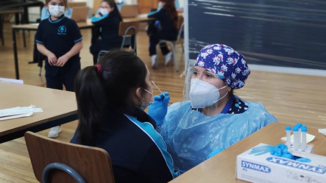 Más de 1.500 test de antígeno se han aplicado en colegios de Punta Arenas