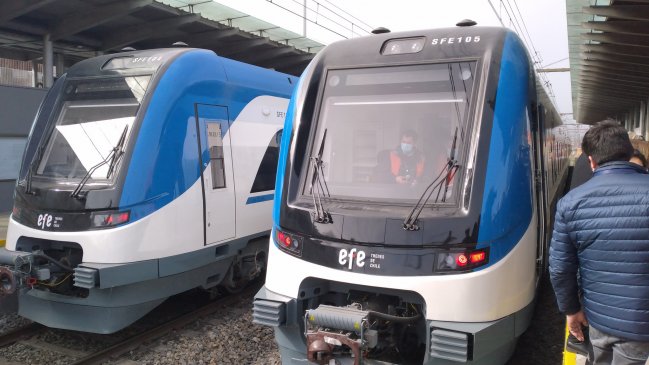 Llegaron a Concepción los trenes que renovarán la flota completa del Biotrén