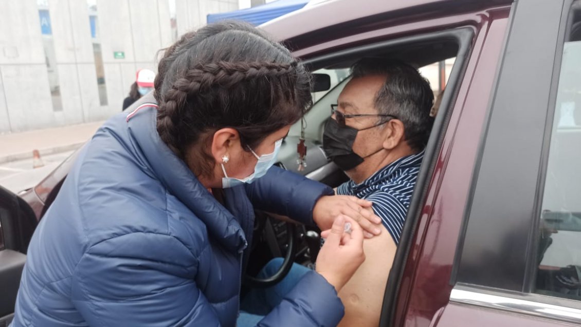 Covid-19: Habilitan punto de vacunación 