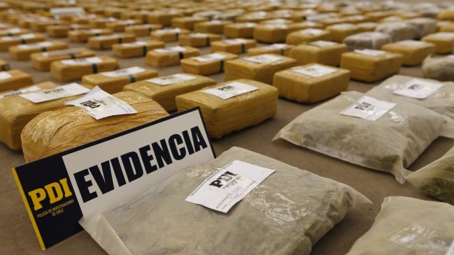 PDI incautó más de 680 kilos de drogas que iban a ser distribuidas en la Región Metropolitana