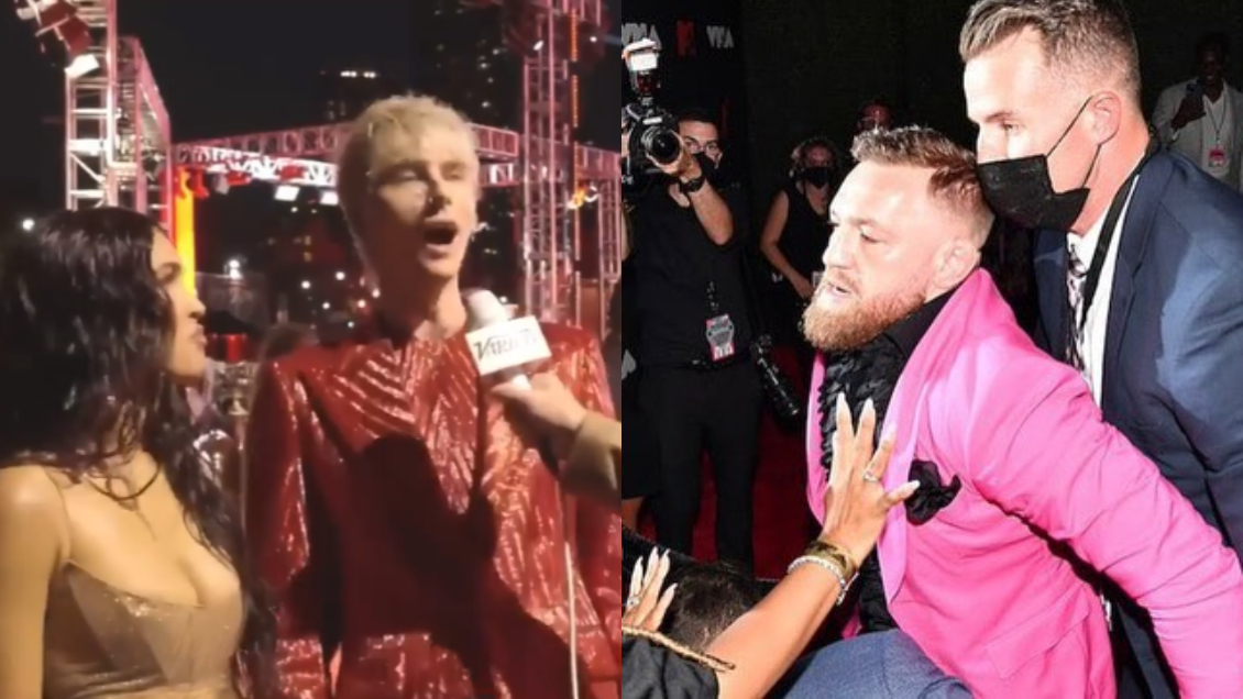 Conor McGregor y rapero Machine Gun Kelly protagonizan violento encontrón en los MTV VMA