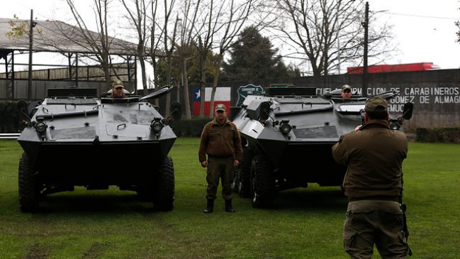 La Araucanía: Gobierno confirmó llegada de más vehículos blindados para Carabineros y PDI
