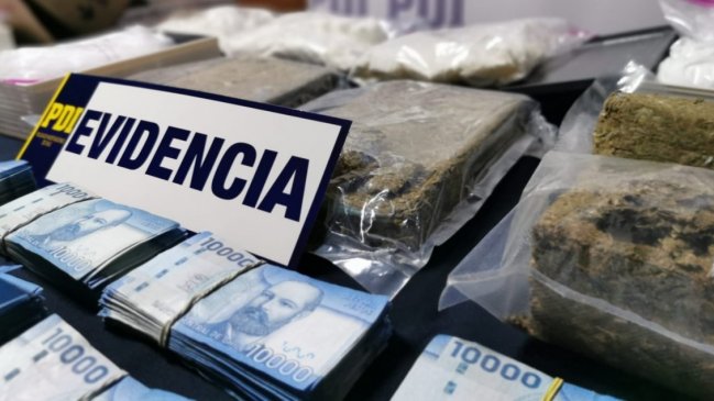 PDI decomisó más de 13 kilos de drogas en Ñuble
