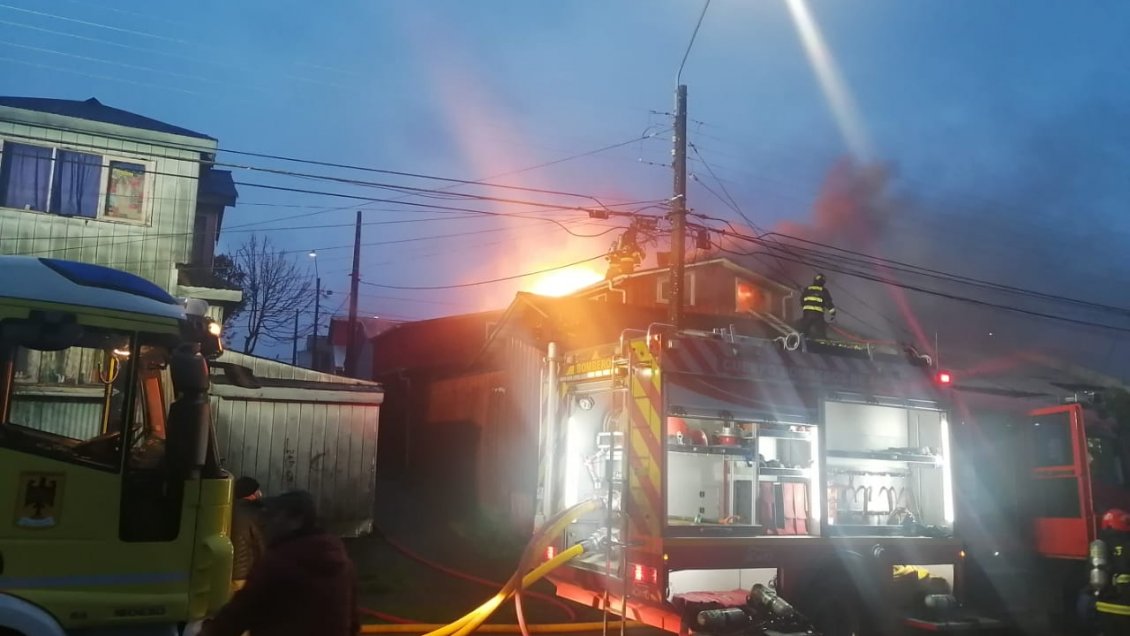 Adulta mayor falleció en un incendio en Ancud