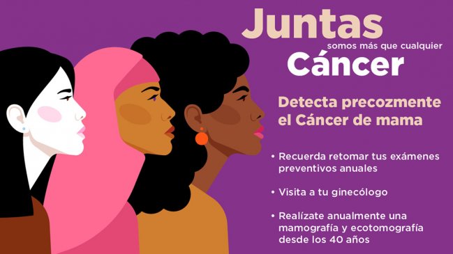 Campaña invita al chequeo constante para prevenir el cáncer de mama
