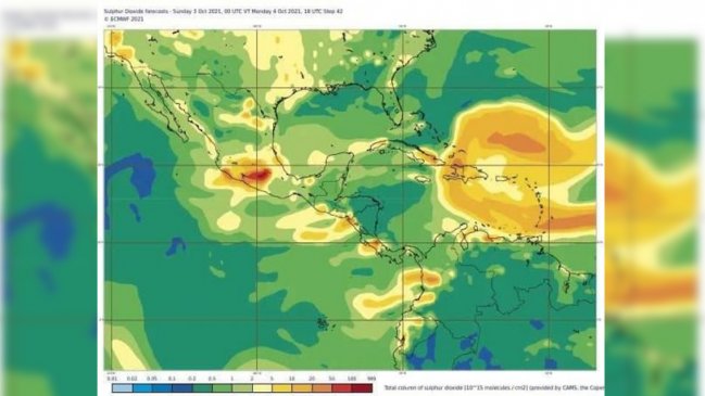 Alertan en Cuba de la presencia de polvo del Sahara y cenizas del volcán de La Palma