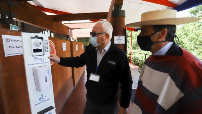 Fiscalizan protocolos sanitarios en campeonato de rodeo de Rancagua