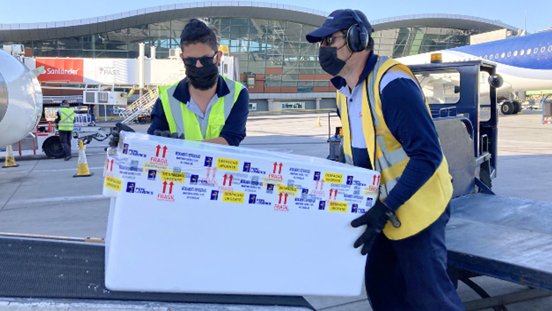 Chile envió donación de 100.000 vacunas anticovid a Paraguay