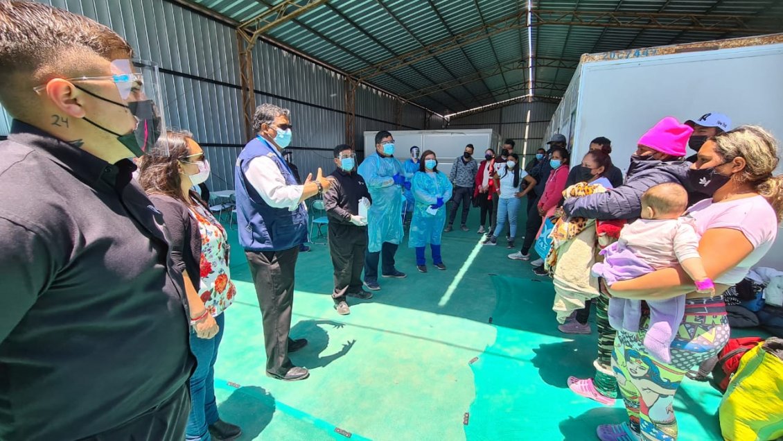 Habilitaron la segunda residencia sanitaria transitoria para migrantes en Alto Hospicio