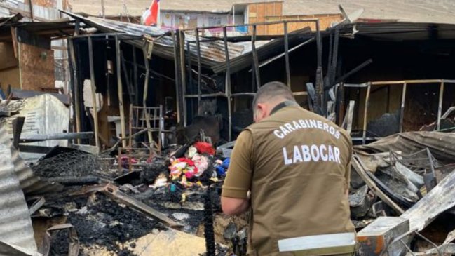 Acusada de provocar incendio en campamento de Antofagasta tiene antecedentes psiquiátricos