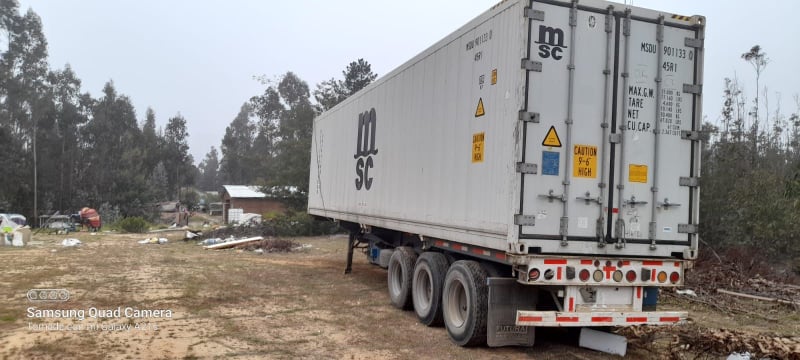 GPS delató a delincuentes que intentaron robar un camión con 80 millones de pesos en camarones