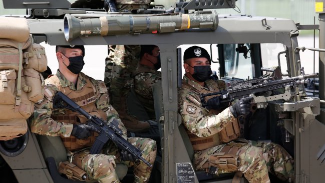 Militares chilenos entrenan en España para misiones de emergencias