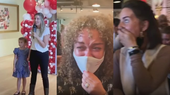 Jefa regaló 8 millones de pesos y dos pasajes de avión a cada uno de sus trabajadores