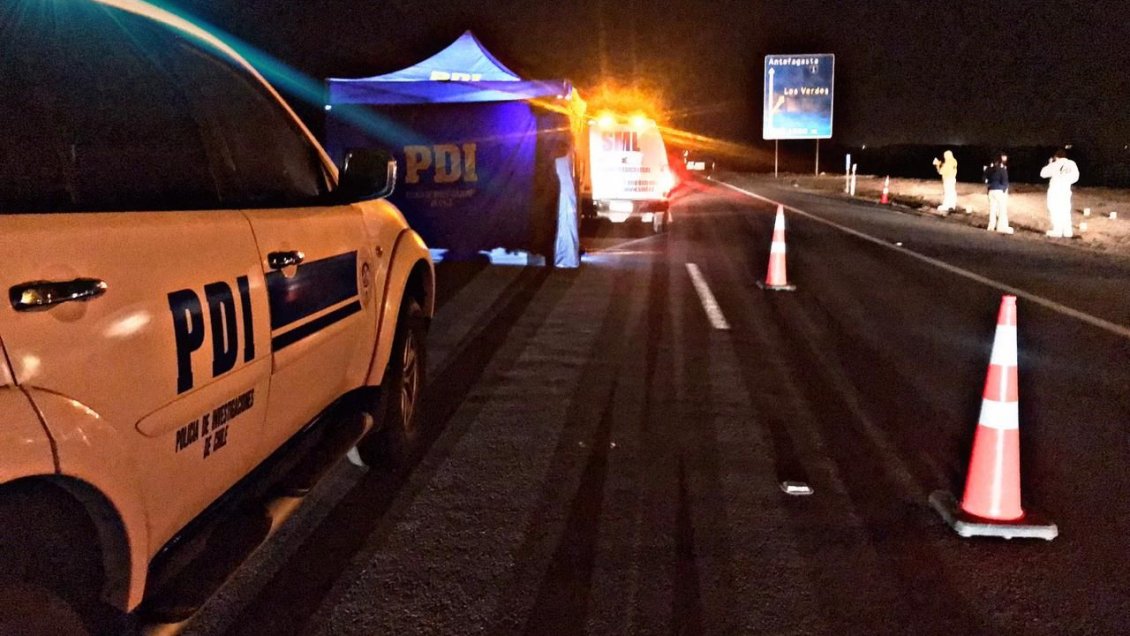 Iquique: Hombre fue hallado con un balazo en el pecho camino al aeropuerto