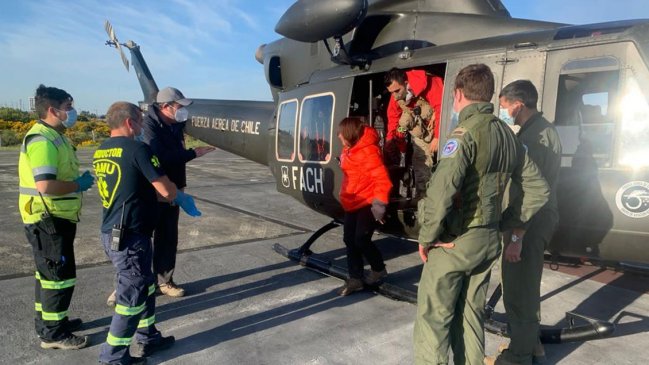 Rescatan con vida a joven que estaba desaparecida en Puerto Varas