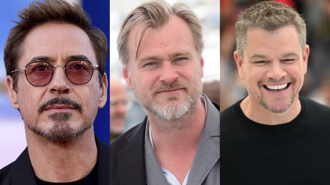 Christopher Nolan ficha a Robert Downey Jr. y Matt Damon para su próxima película