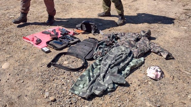 En Carahue fue detenido un sujeto que portaba armas, chaleco antibalas y ropa de camuflaje