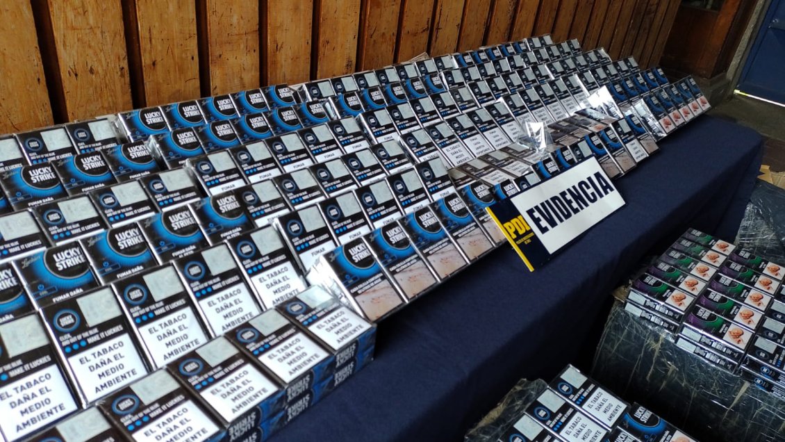 PDI detuvo a hombre que traficaba cajas de cigarrillos a caballo desde Argentina