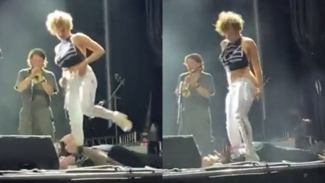 Vocalista de banda metalera orinó sobre la cara de fan durante show