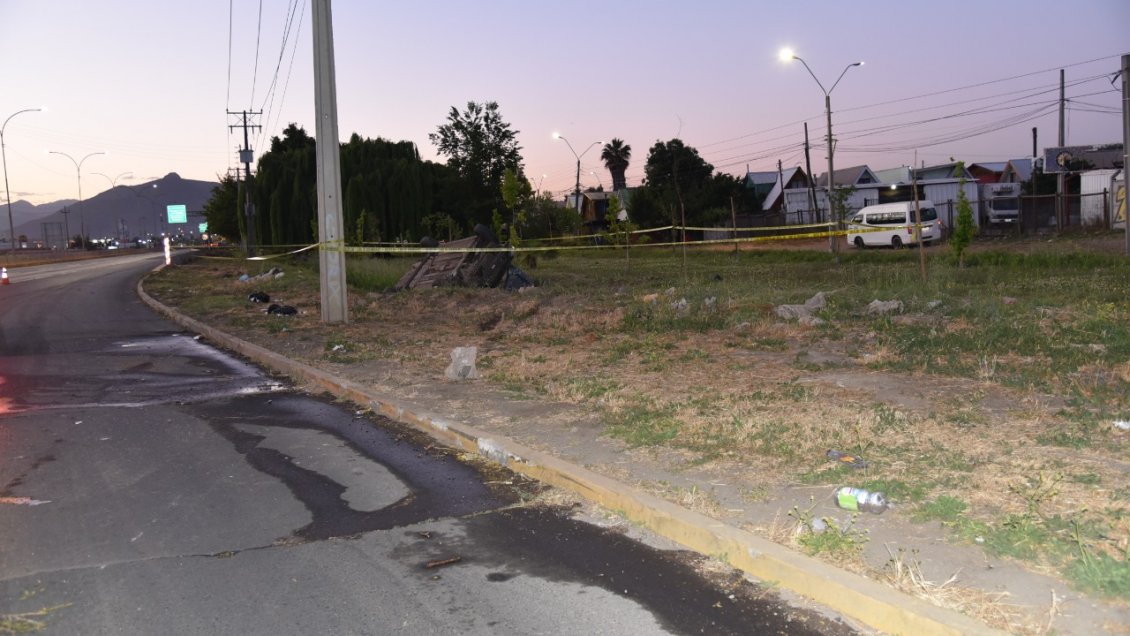 Una víctima fatal dejó volcamiento de vehículo en Rancagua